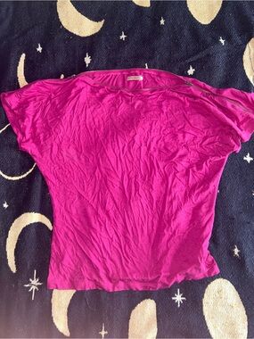 Juicy Couture Hot Pink Cap Sleeve Tee